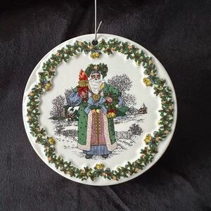 Vintage Spode Santa’s around the world ornament